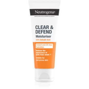 Neutrogena Clear & Defend 0.5% Salicylic Acid cremă hidratantă oil free - imagine 2
